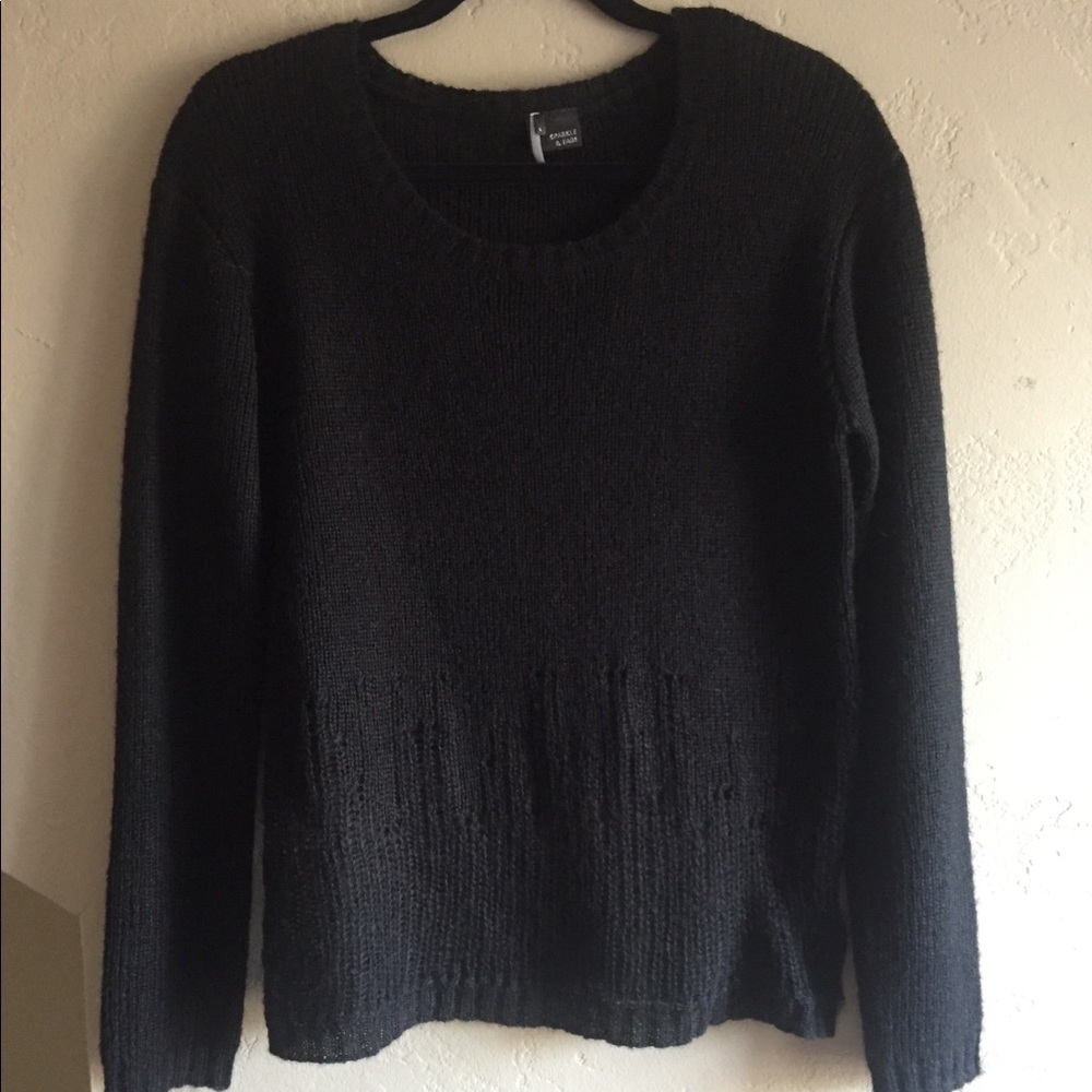 Black Urban Outfitters (sparkle & fade) sweater